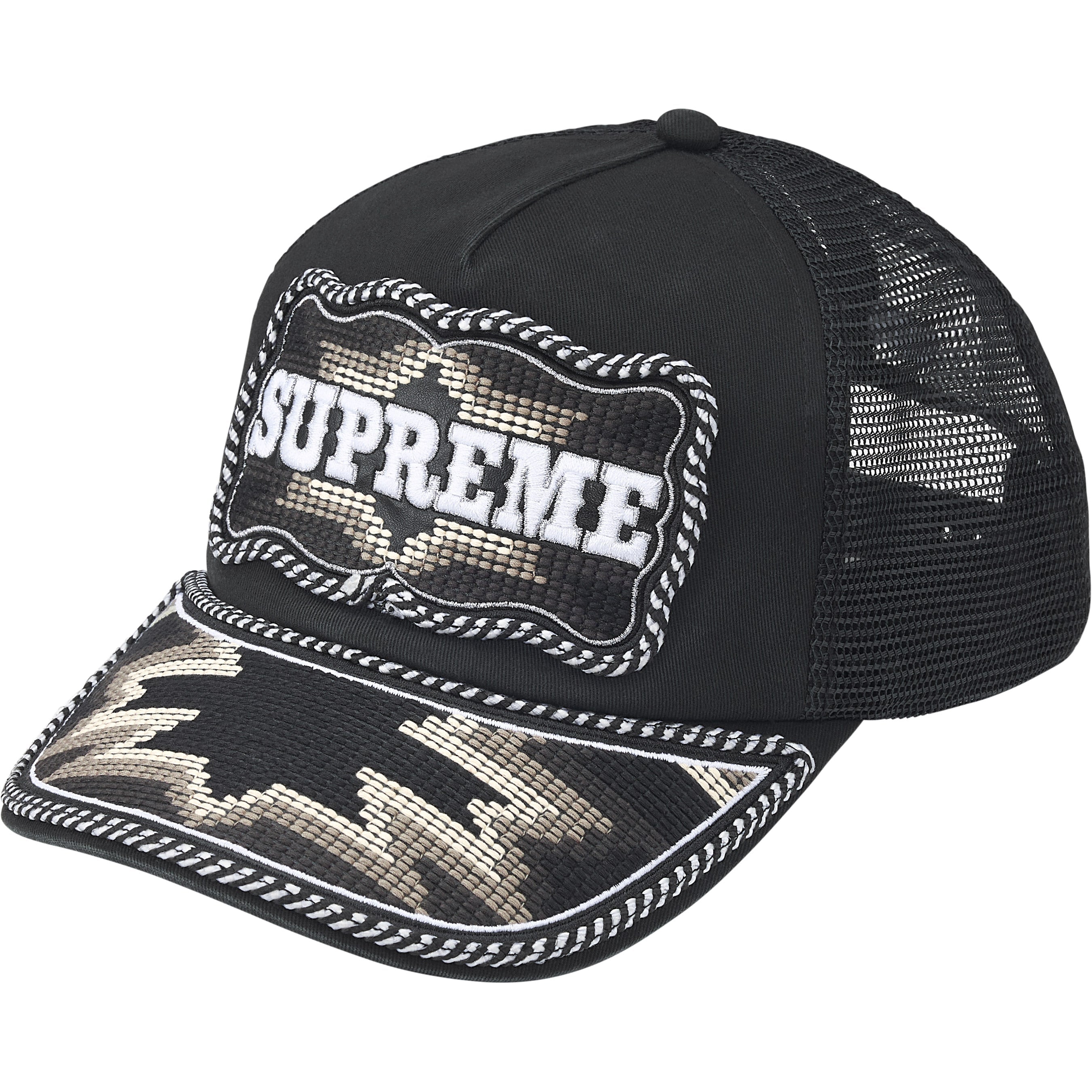 Western Embroidered Mesh Back 5-Panel view 4